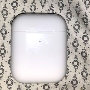 All white AirPod case
